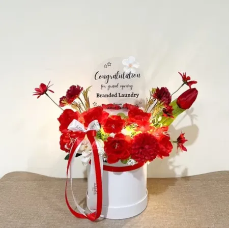 Bloom Box Akrilik Ucapan Grand Opening Kebumen